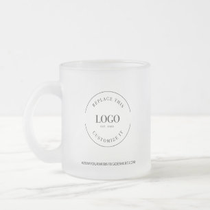 Tasse Givré Site Web de logo promotionnel d'entreprise personn
