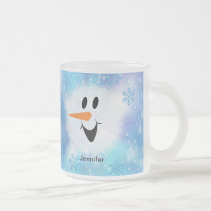 Tasse Givré Snowman personnalisé