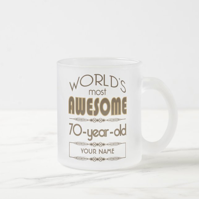 Tasse Givré soixante-dixième Monde de célébration (Droit)