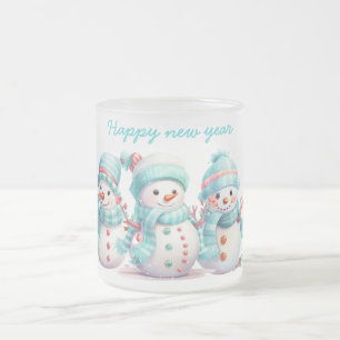Tasse Givré Soleil bleu ciel givré