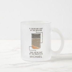 Tasse Givré Solution de chimie personnalisée Précipiter Lab Te