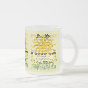 Tasse Givré Sont personnalisés vous mon soleil