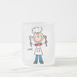 Tasse Givré Stick Figure Cook T-shirts et cadeaux