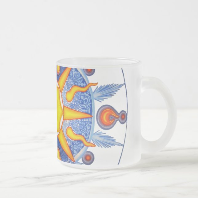 Tasse Givré Sun psychédélique (Droit)