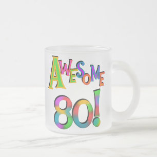 Tasse Givré Super 80 T-shirts et cadeaux d'anniversaire