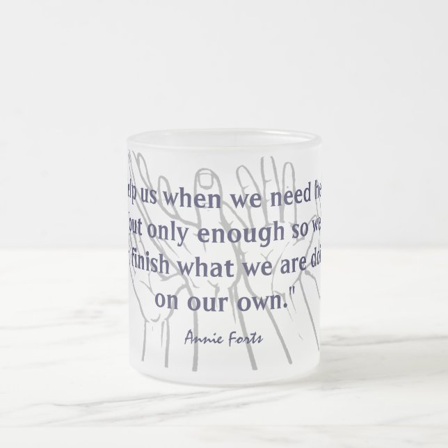 Tasse Givré Sur nos propres (Centre)