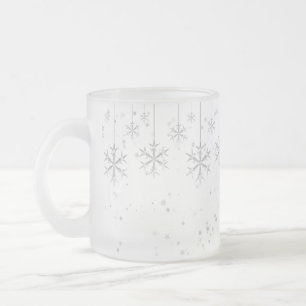 Tasse Givré Suspension des flocons de neige