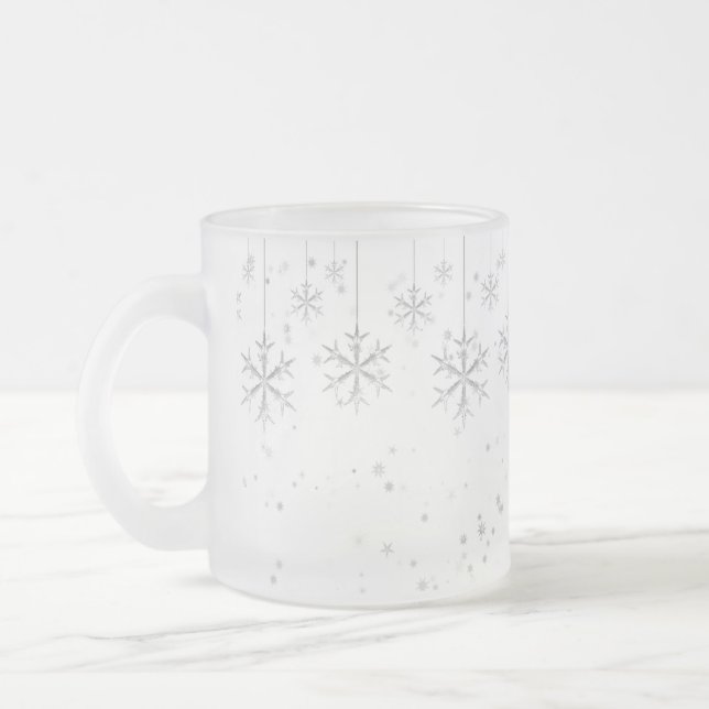Tasse Givré Suspension des flocons de neige (Gauche)