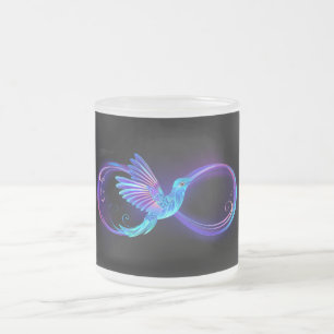 Tasse Givré Symbole de Neon Infinity par Glowing Hummingbird