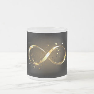 Tasse Givré Symbole d'infini doré