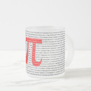 Tasse Givré Symbole mathématique de jour rouge original du