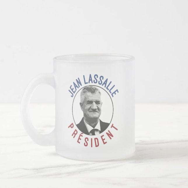 Tasse Givré T-shirt Jean Lassalle Président 2022 (Gauche)