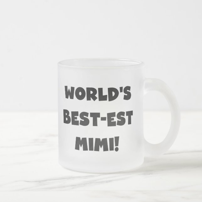 Tasse Givré T-shirts et cadeau noirs des textes Mimi du (Droit)