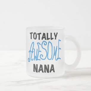 Tasse Givré T-shirts et cadeaux bleus totalement