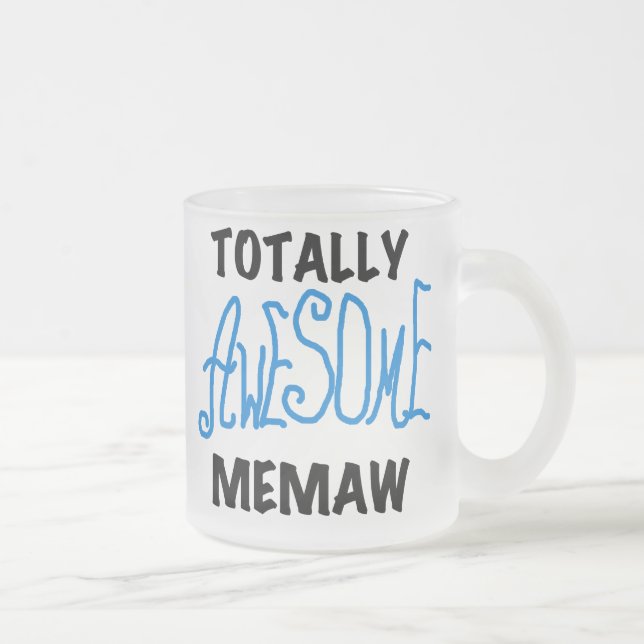 Tasse Givré T-shirts et cadeaux bleus totalement (Droit)