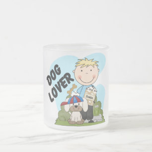 Tasse Givré T-shirts et cadeaux blonds de garçon d'amoureux