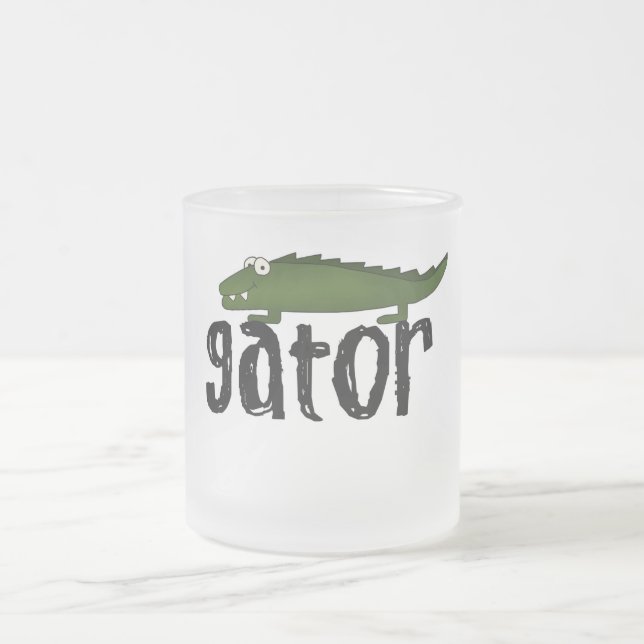Tasse Givré T-shirts et cadeaux d'alligator (Centre)