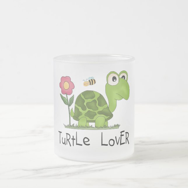 Tasse Givré T-shirts et cadeaux d'amant de tortue (Centre)