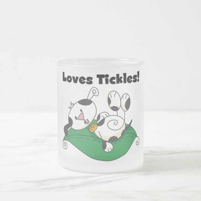 Tasse Givré T-shirts et cadeaux de chatouillements d'amours (Centre)