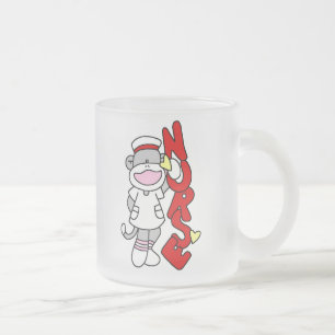 Tasse Givré T-shirts et cadeaux de l'infirmière singe de choc
