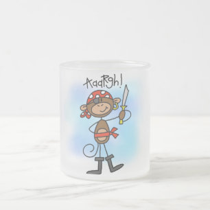 Tasse Givré T-shirts et cadeaux de singe pirate Aargh