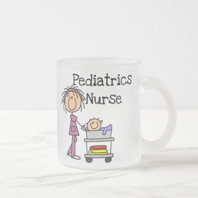 Tasse Givré T-shirts et cadeaux d'infirmière de pédiatrie (Droit)