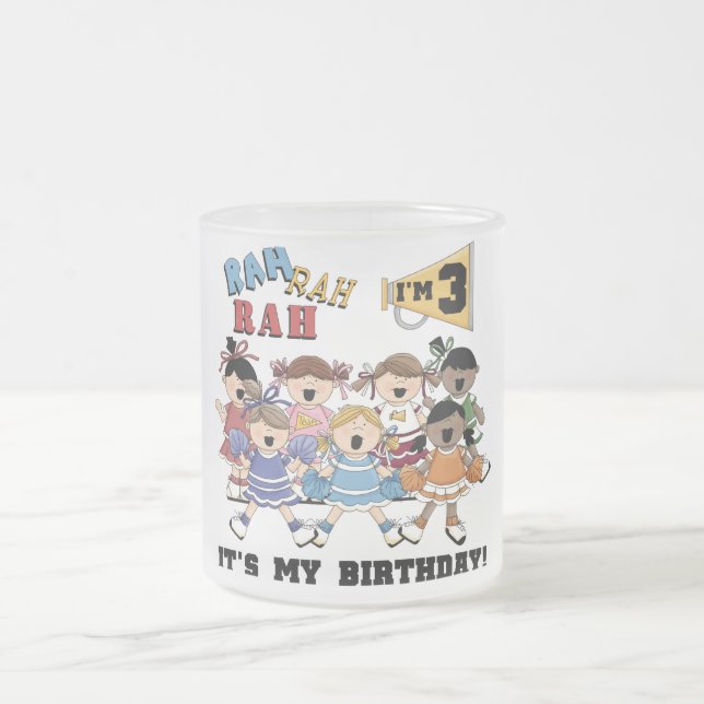 Tasse Givré T-shirts et cadeaux du 3e anniversaire (Centre)