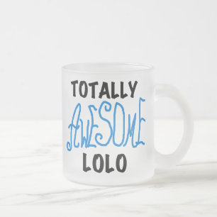 Tasse Givré T-shirts et cadeaux Lolo bleu absolument géniaux