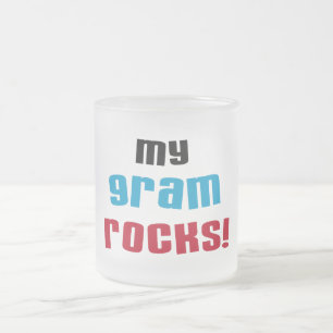 Tasse Givré T-shirts et cadeaux My Gram Rocks