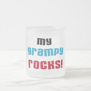 Tasse Givré T-shirts et cadeaux My Grampy Rocks