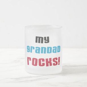 Tasse Givré T-shirts et cadeaux My Grandad Rocks