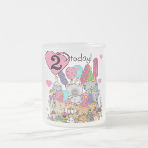 Tasse Givré T-shirts et cadeaux Party Kittens 2e anniversaire