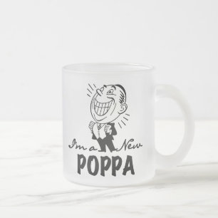 Tasse Givré T-shirts et cadeaux Smiling New Poppa