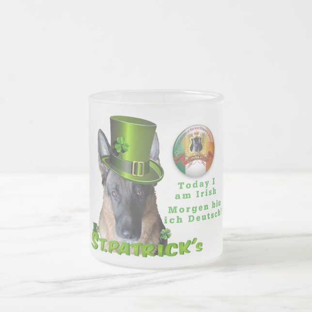 Tasse Givré Tasse/Stein de propriétaire du berger allemand de (Centre)