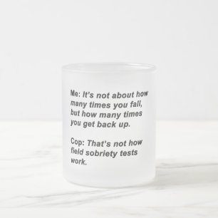 Tasse Givré Test de Sobriété
