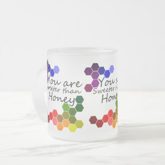 Tasse Givré Thème Miel Avec Mots Positifs