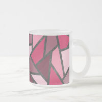 Tons de motif en vitrail rose