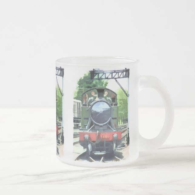 TASSE GIVRÉ TRAINS À VAPEUR (Droit)