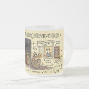 Tasse Givré Trash Panda Coffee Drive-thru   Co Raton Laveur