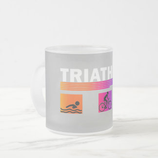 Tasse Givré Triathlon : Maîtriser la natation, vélo, courir