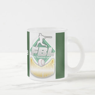 Tasse Givré Trophée de base-ball d'imaginaire