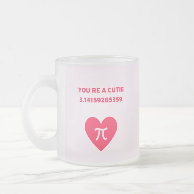 Tasse Givré Tu es une mignonne pi (Gauche)