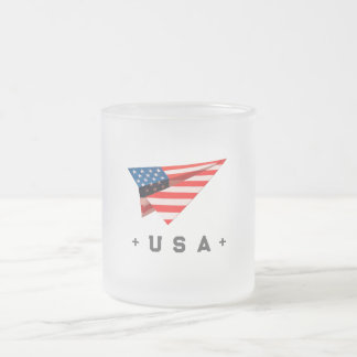 Tasse Givré USA Paper Plane Flag