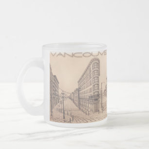 Tasse Givré Vancouver C.-B. Canettes à bière et verres congelé