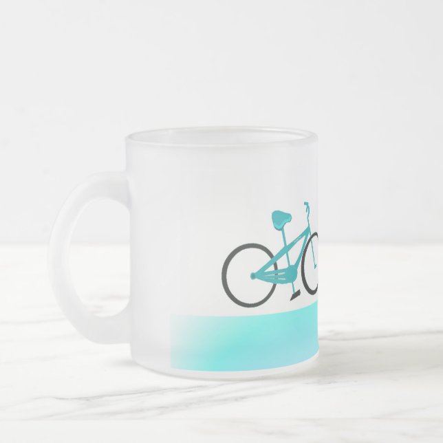 Tasse Givré Vélo Aqua (Gauche)