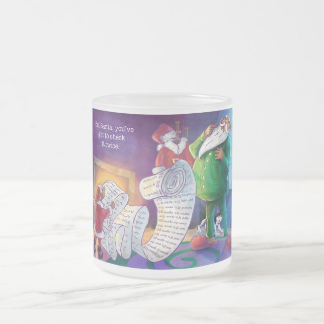 Tasse Givré Vérifier deux fois Père Noël (Centre)