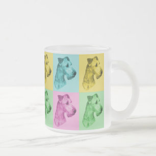 Tasse Givré Verre de thé irlandais terriers « pop-art "
