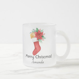 Tasse Givré Verre gelé de l'amour de Noël