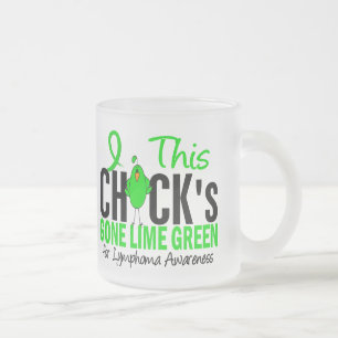 Tasse Givré Vert de chaux allé par poussin de LYMPHOME