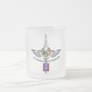 Tasse Givré Vétéran de combat de la 82e division aéroportée In